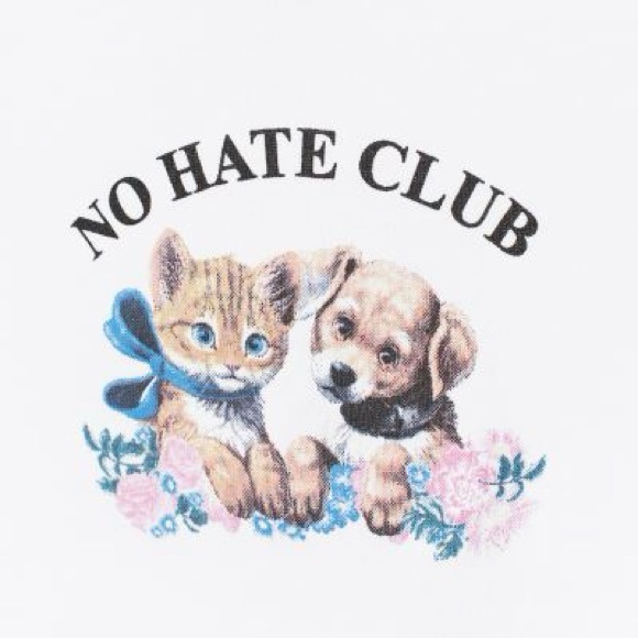 H&M No Hate Club Graphic Baby Tee - Picture 3 of 6